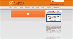 Desktop Screenshot of aarza.com