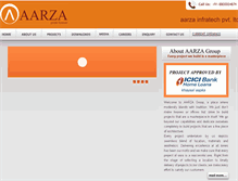 Tablet Screenshot of aarza.com